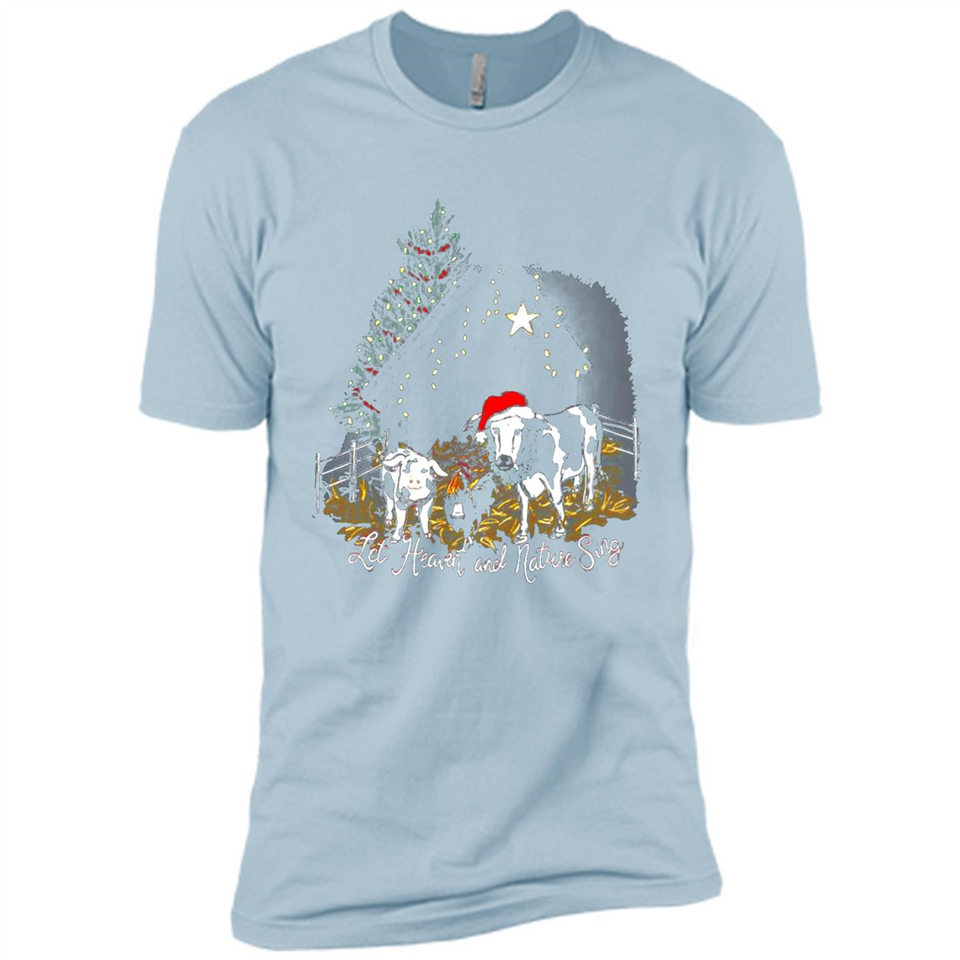 Let Heaven And Nature Sing Christmas Sweater PINGPONG - Premium Short Sleeve T-Shirt