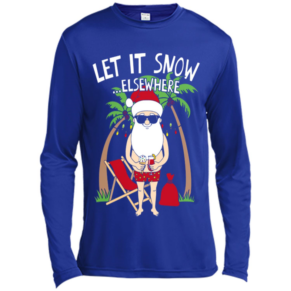 Let It Snow Elsewhere - Canvas Long Sleeve T-Shirt