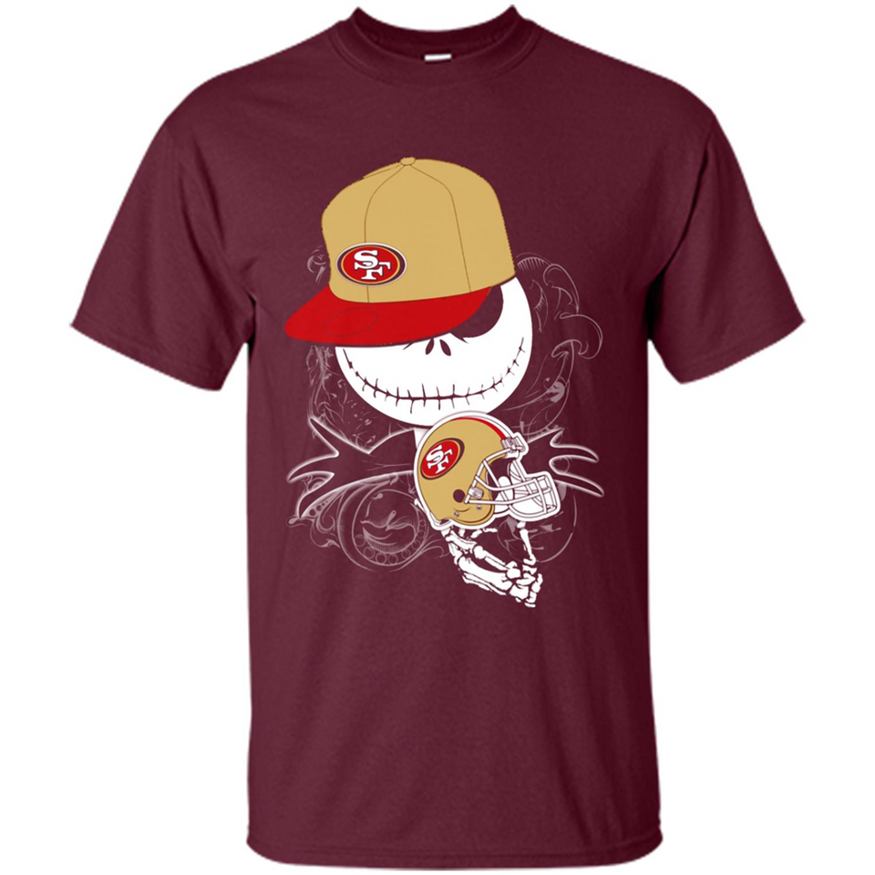 Jack Skellington The Nightmare Before Christmas-49ers Football - Shirt