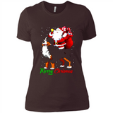 Merry Christmas Santa Claus With Big Dog sweater PINGPONG