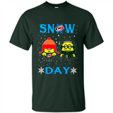 Snow Day Shirt For Carolina Hurricanes Vs Minion Fans pingpong