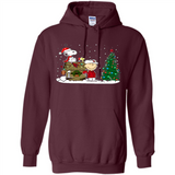 Arizona Cardinals Snoopy The Peanuts Movie Christmas Football Super Bowl pingpong - Hoodie