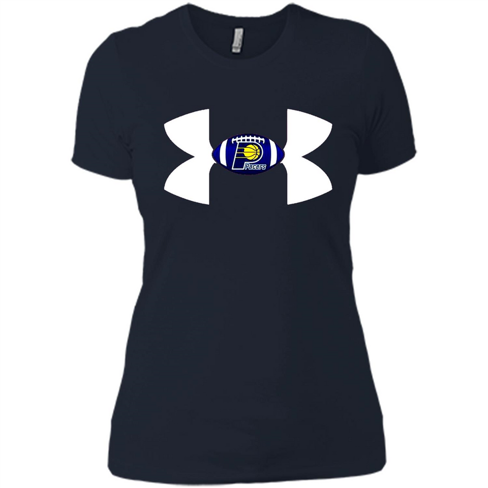 Indiana Pacers Under Armour Logo - Ladies' Boyfriend T-Shirt