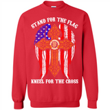 Francisco Giants - stand for the flag kneel for the cross