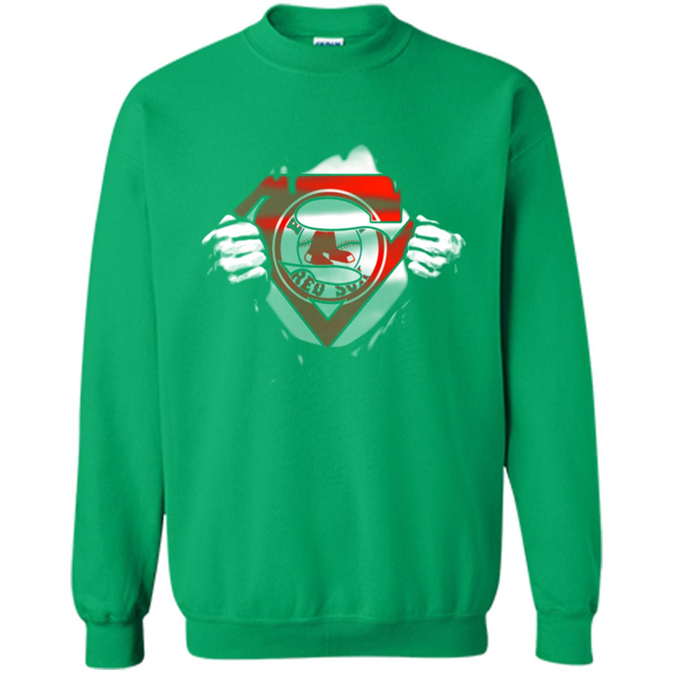 Boston Red Sox And Superman Fans - Sweatshirt