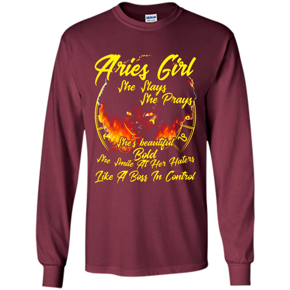 Aries Girl She Slays She Prays Zodiac Sign PINGPONG