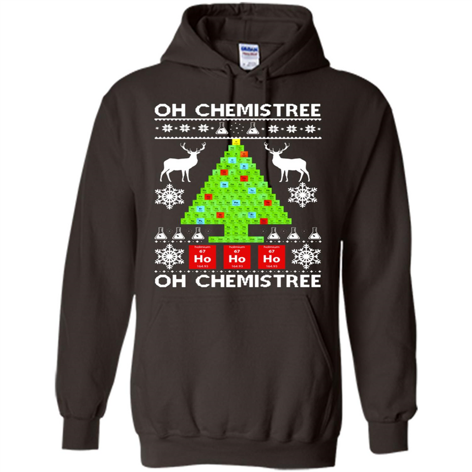 Oh Chemistree, Oh Chemistree Christmas Ugly Sweater - Hoodie