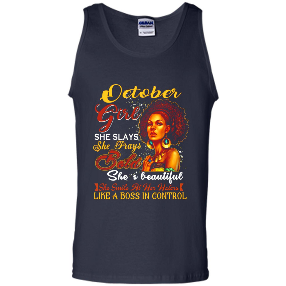 October Girl She Slays She Prays Beautiful Birthday PINGPONG