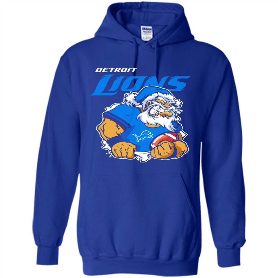 Grumpy Santa Claus Detroit Lions Football Team PINGPONG