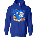 Grumpy Santa Claus Detroit Lions Football Team PINGPONG