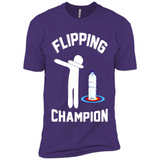 Water Bottle Flipping Tshirt Dabbing Flipping Champion - Premium Short Sleeve T-Shirt