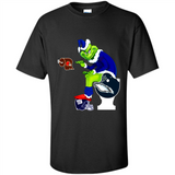 New York Giants Toilet Grinch Santa Claus Football Fan PINGPONG