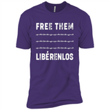 Peaceful Communities- Free Them Liberenlos Shirt PINGPONG - Premium Short Sleeve T-Shirt