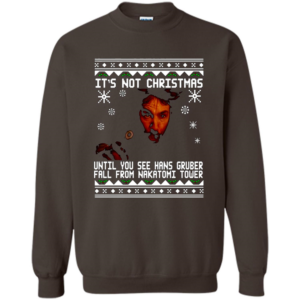 It's Not Christmas Until You See Hans Gruber Fall Ugly Christmas PINGPONG