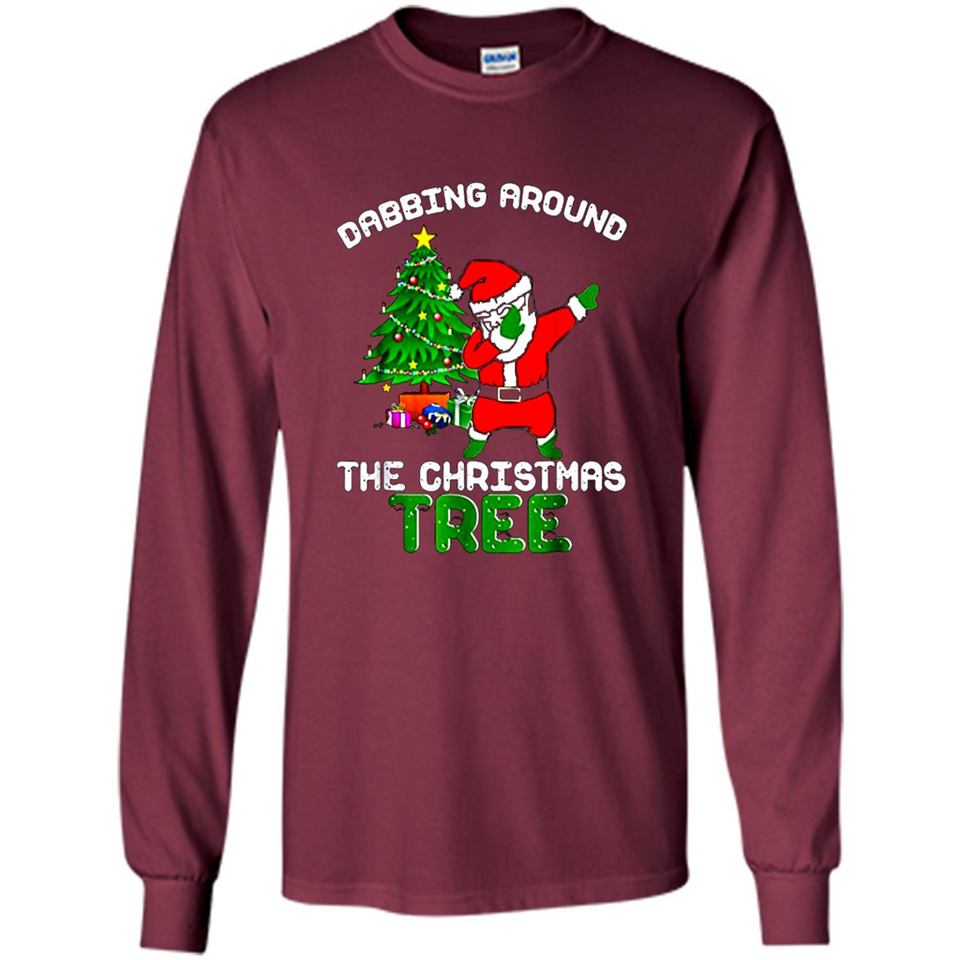 Christmas Dabbing Santa - Long Sleeve T-Shirt