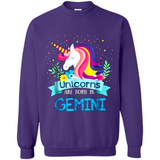 Unicorns are born in Gemini Birthday Rainbow Gift Custom Ultra Cotton