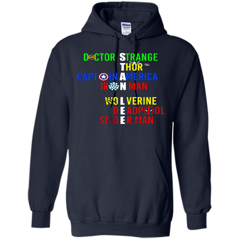RIP Stan Lee Doctor Strange Thor Caption America Iron Man Shirt PINGPONG - Hoodie