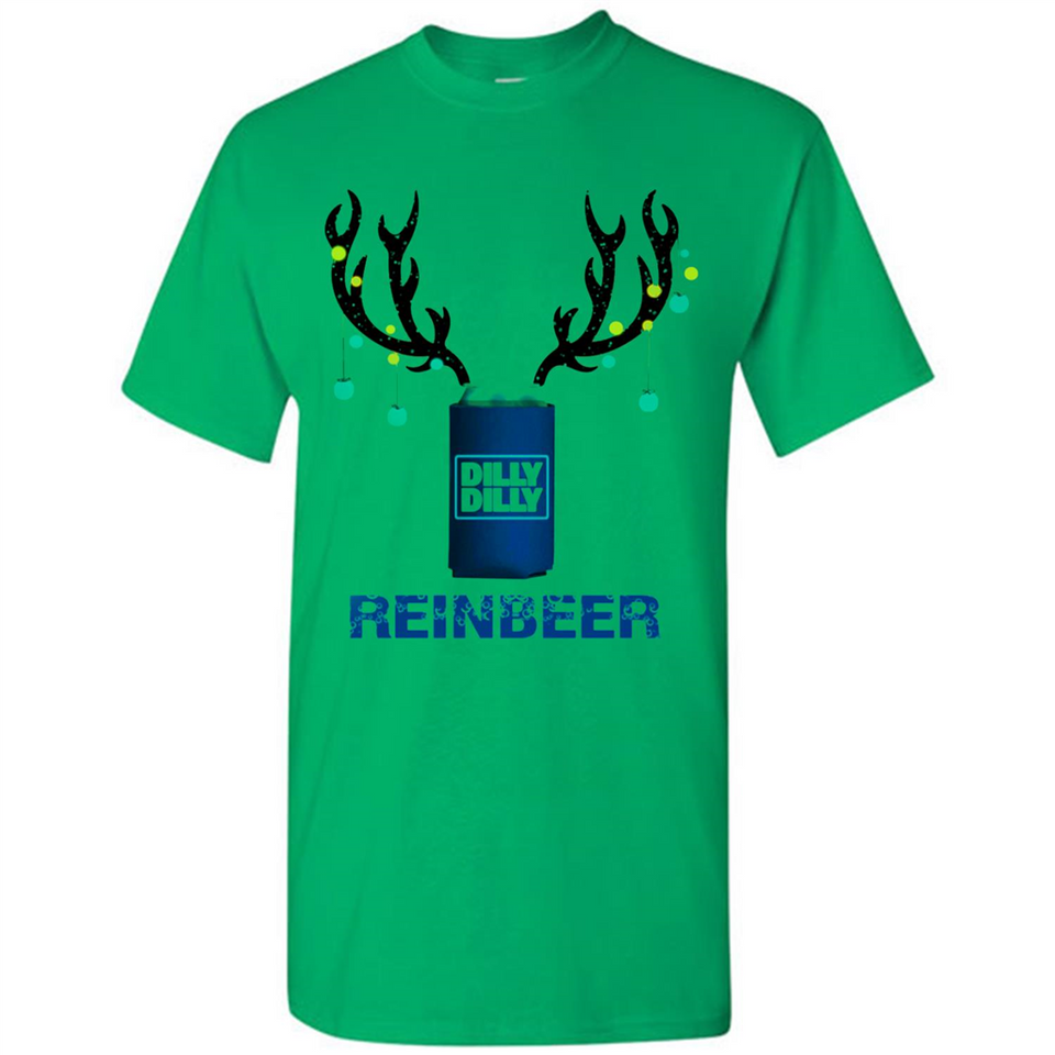 Dilly Dilly Reinbeer Funny Beer Reindeer Christmas Sporty - Shirt