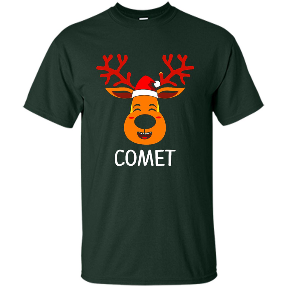 Comet Santa Claus Funny Xmas Holiday T-Shirt - Shirt