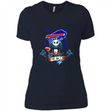 Buffalo Bills Halloween The Nightmare Before Christmas - Ladies' Boyfriend T-Shirt