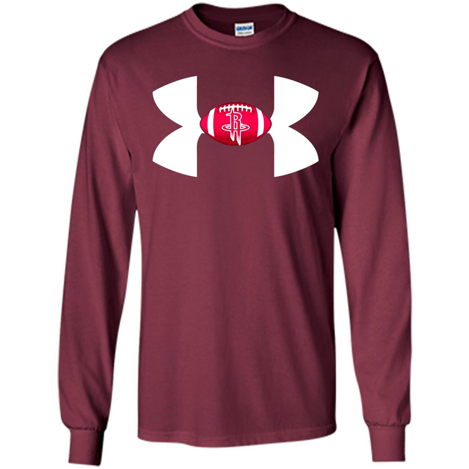Houston Rockets Under Armour Logo - Long Sleeve T-Shirt