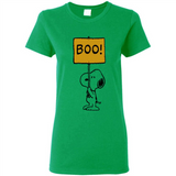 Halloween Snoopy Boo - Ladies Short-Sleeve