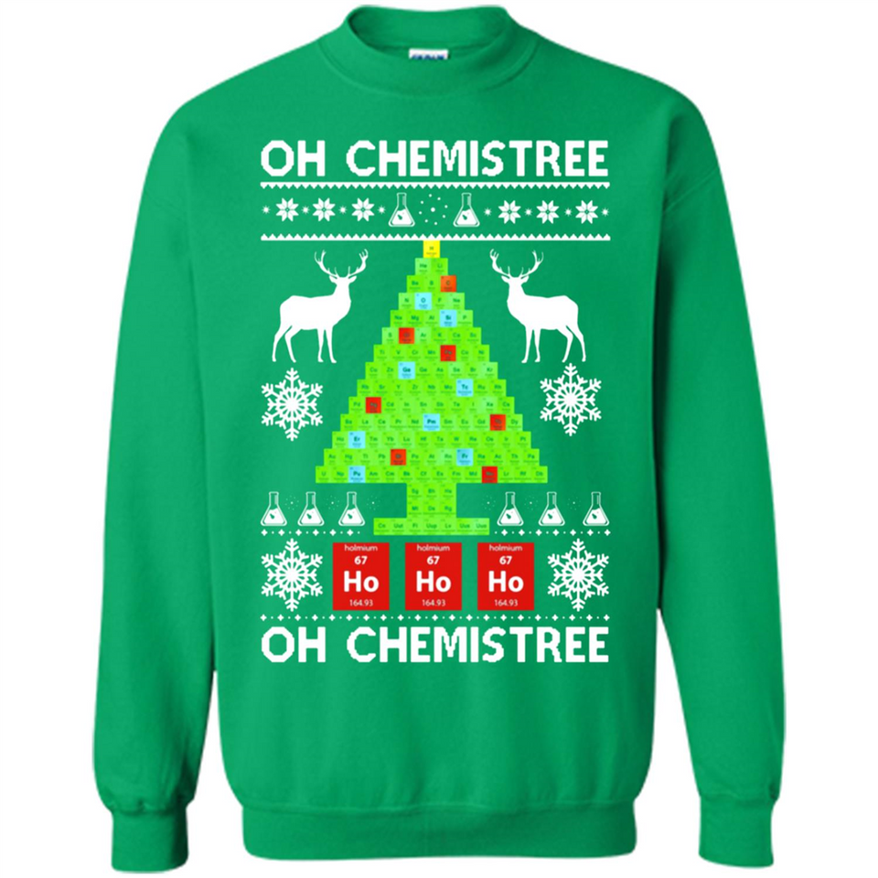 Oh Chemistree, Oh Chemistree Christmas Ugly Sweater - Sweatshirt