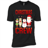 CHRISTMAS CREW Shirt X-mas Santa Snowman Reindeer Elf - Premium Short Sleeve T-Shirt