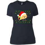 TACO Santa Hat Ugly Christmas shirt Ladies' Boyfriend