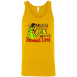 Slammed I Am I Would Drink Beer With A Goat On A Boat Shirt - Canvas Unisex Tank