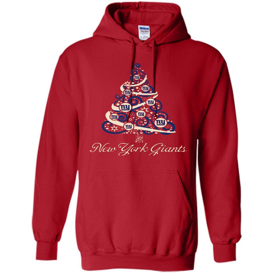 New York Giants NFL Football Team Logo Christmas Tree T-Shirt - Hoodie