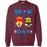 Snow Day Shirt For Houston Astros Vs Minion Fans pingpong