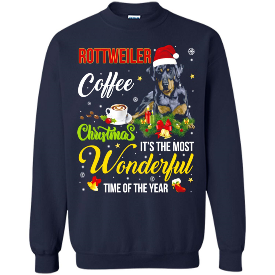 Rottweiler Coffee Wonderful Christmas