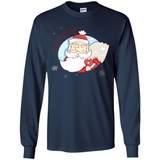 Cute Santa Claus Ho Ho Ho - Long Sleeve T-Shirt