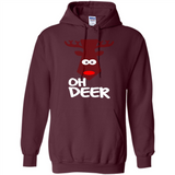 Oh Deer Christmas Reindeer Black mugs PINGPONG - Hoodie