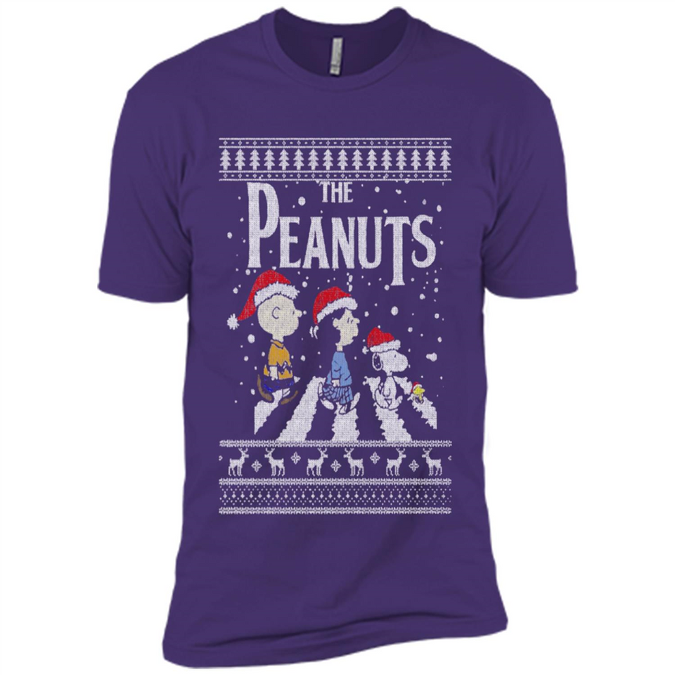 Snoopy Peanuts Ugly Christmas - Premium Short Sleeve T-Shirt