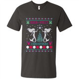 Mermaid Mer-Fect Ugly Christmas Sweater - Men's V-Neck