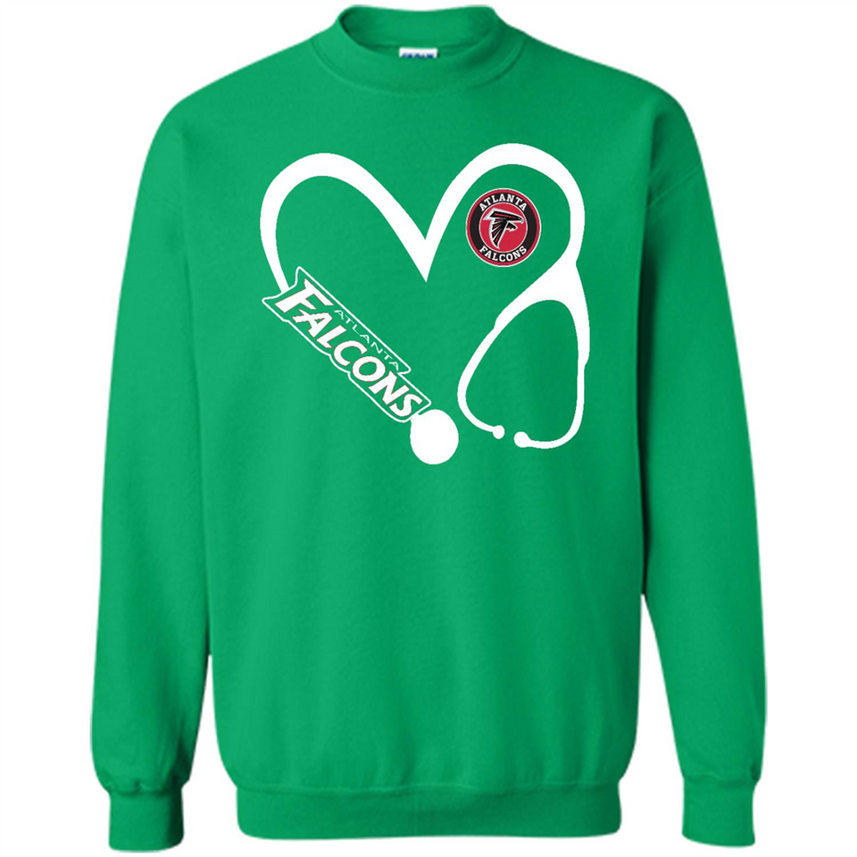 Stethoscope Heart Love Atlanta Falcons For Football Lovers