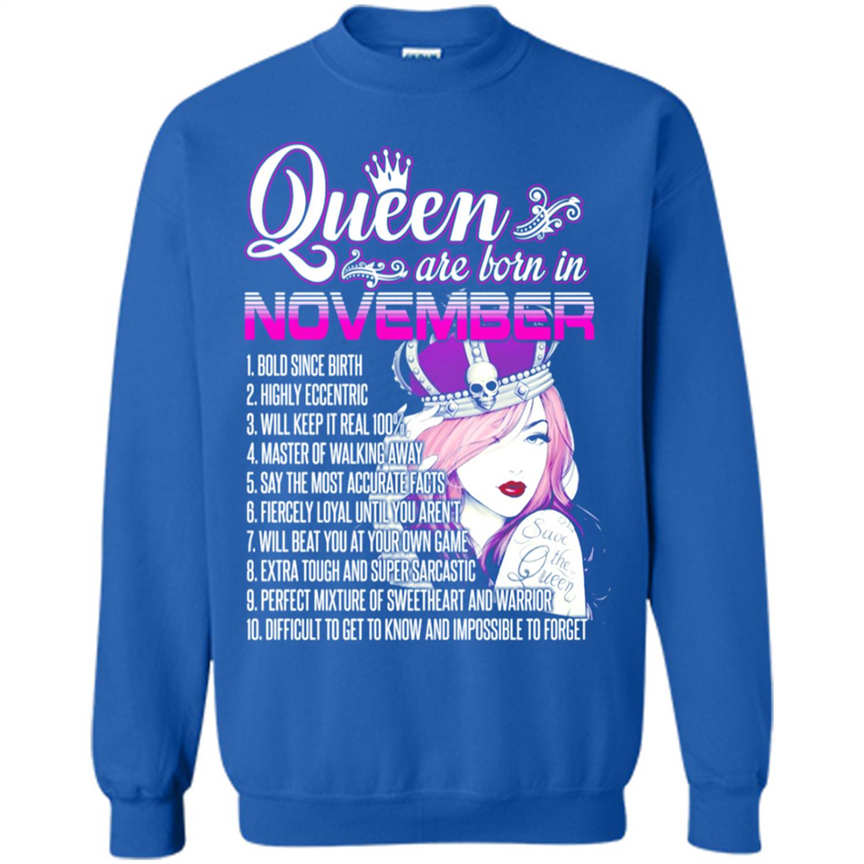 Queens Are Born In November Vintage Birthday