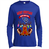 Tennessee Titans NFL Reindeer Funny Merry Christmas And Happy New Year