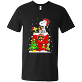 Florida Panthers Snoopy Ugly Christmas Sweaters - Men's V-Neck