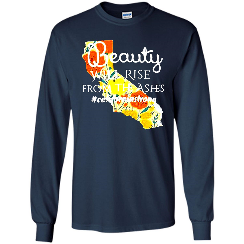 Paradise California Strong Camp Fire Youth T-Shirt PINGPONG - Long Sleeve T-Shirt