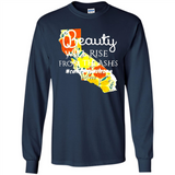 Paradise California Strong Camp Fire Youth T-Shirt PINGPONG - Long Sleeve T-Shirt
