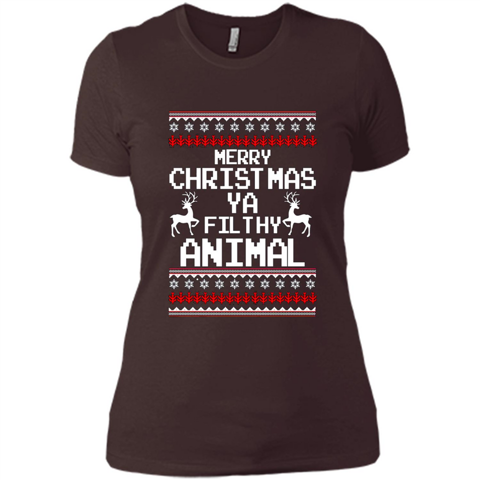 Merry Christmas ya filthy animal ulgy sweater PINGPONG
