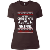 Merry Christmas ya filthy animal ulgy sweater PINGPONG