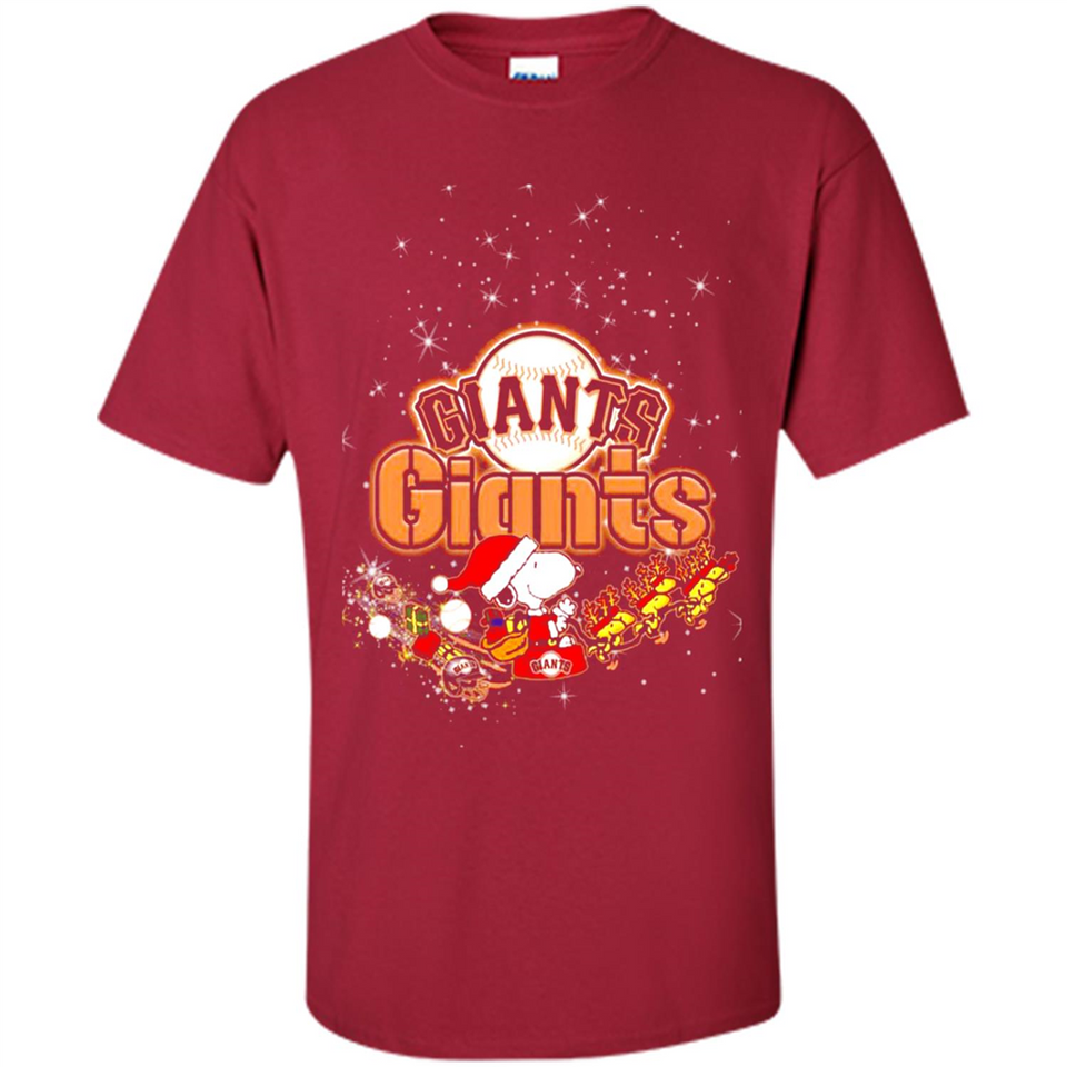 Snoopy Christmas San Francisco Giants - Shirt