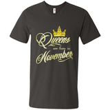Queens Are Born In November Golden T-Shirt