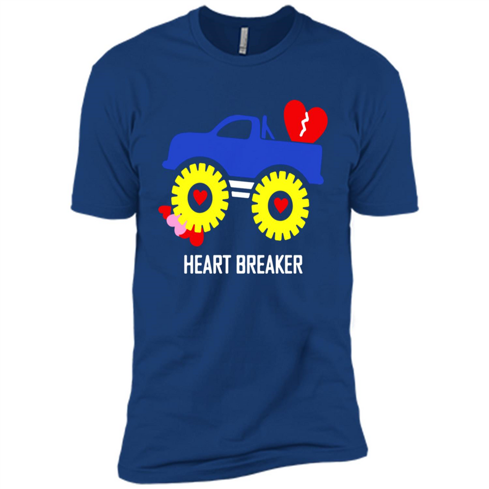 HEART BREAKER BLUE MONSTER TRUCK VALENTINE'S DAY