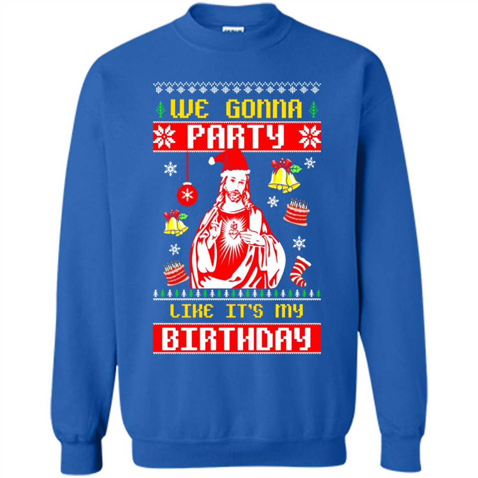 We Gonna Party Like It's My Birthday Jesus Christmas PINGPONG