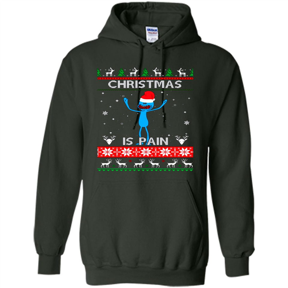 Mr Meeseeks Christmas Is Pain – Rick and Morty Christmas Sweater PINGPONG
